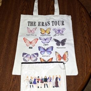 Taylor Swift Eras Tour Tote And Coordinating Pouches (2)